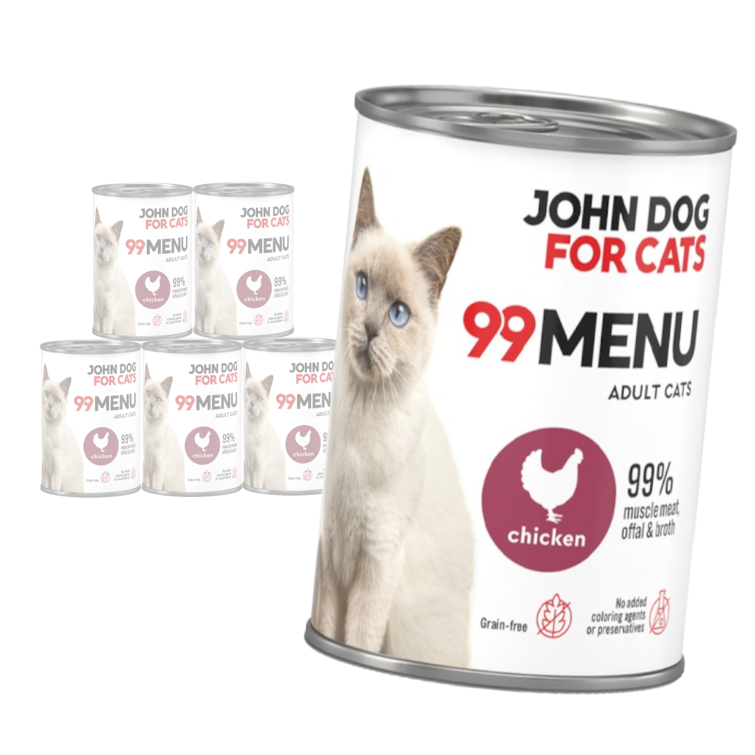 John Dog for Cats 99 Menu Mokra Karma Dla Kota