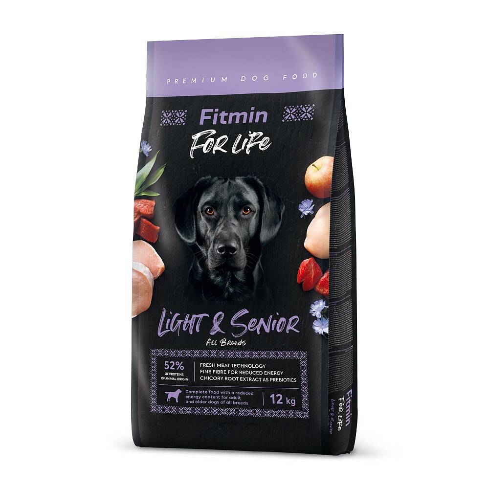 Fitmin Dog for Life Light Senior Sucha Karma Dla Psów Dorosłych I Starszych Z Nadwagą