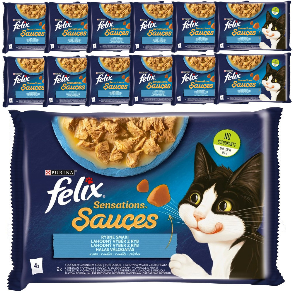 Felix Sensations Sauces Karma Dla Kotów Smaki Rybne W Sosie 