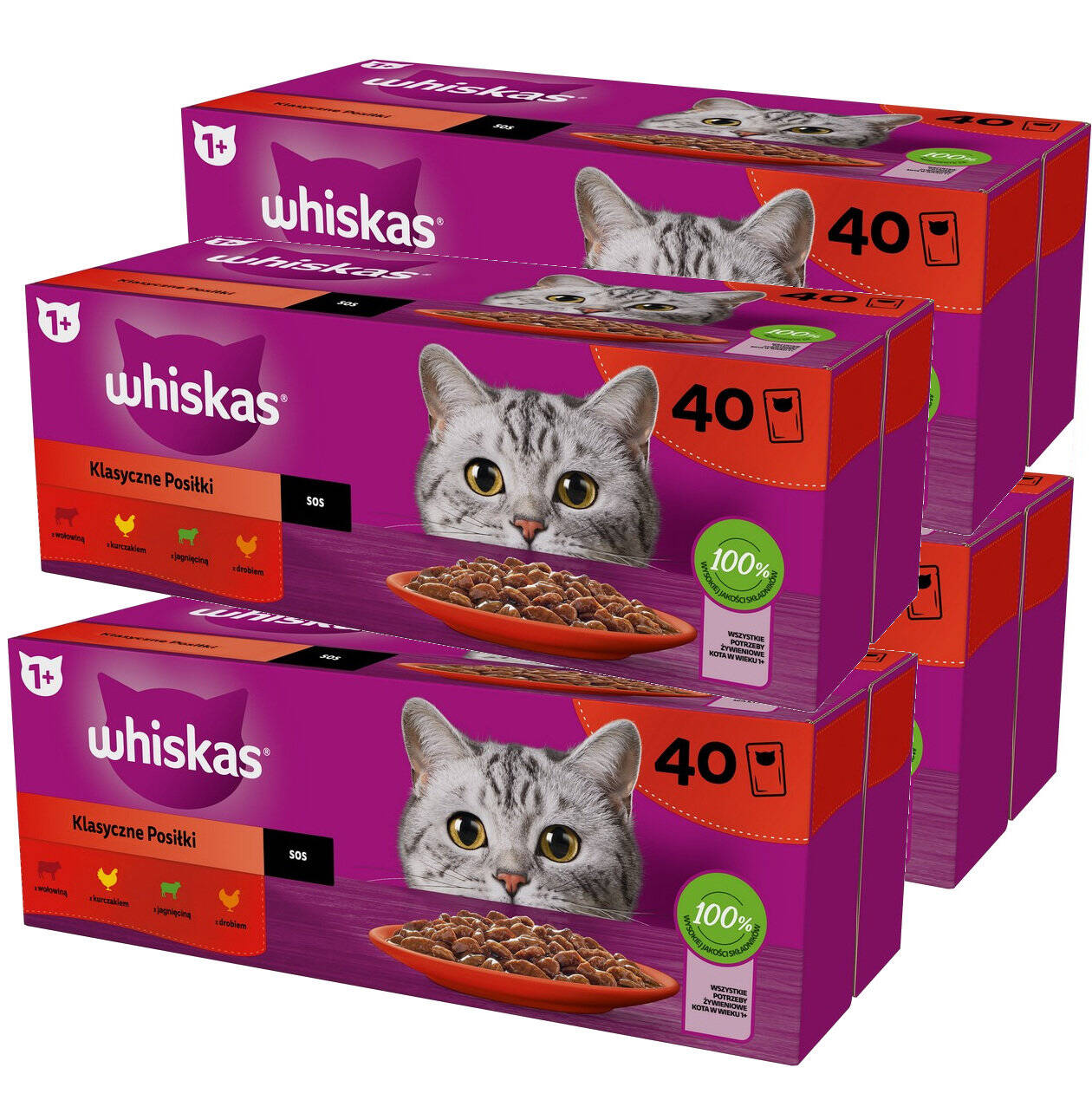 Whiskas 160x85g Mix smaków