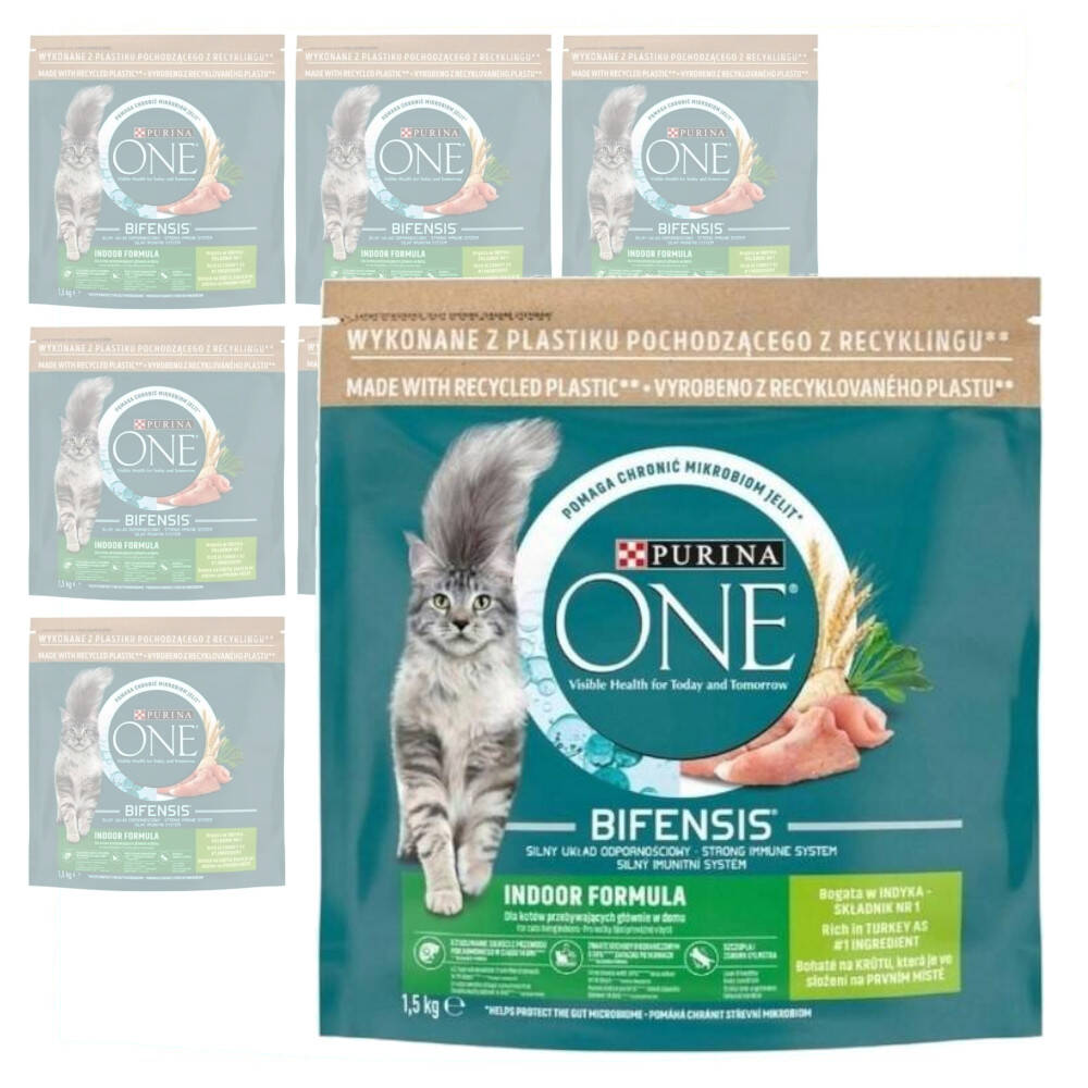 Purina One Bifensis Indoor Formula Sucha Karma Dla Kota Niewychodzącego