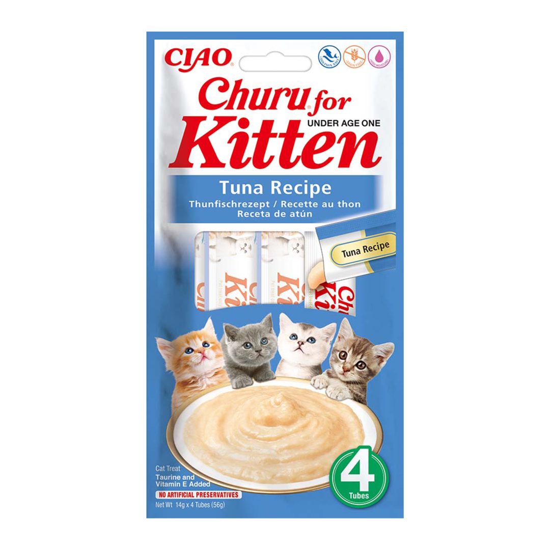 Inaba Churu Kitten Kremowy Przysmak Dla Kociąt Pasta Z Tuńczykiem