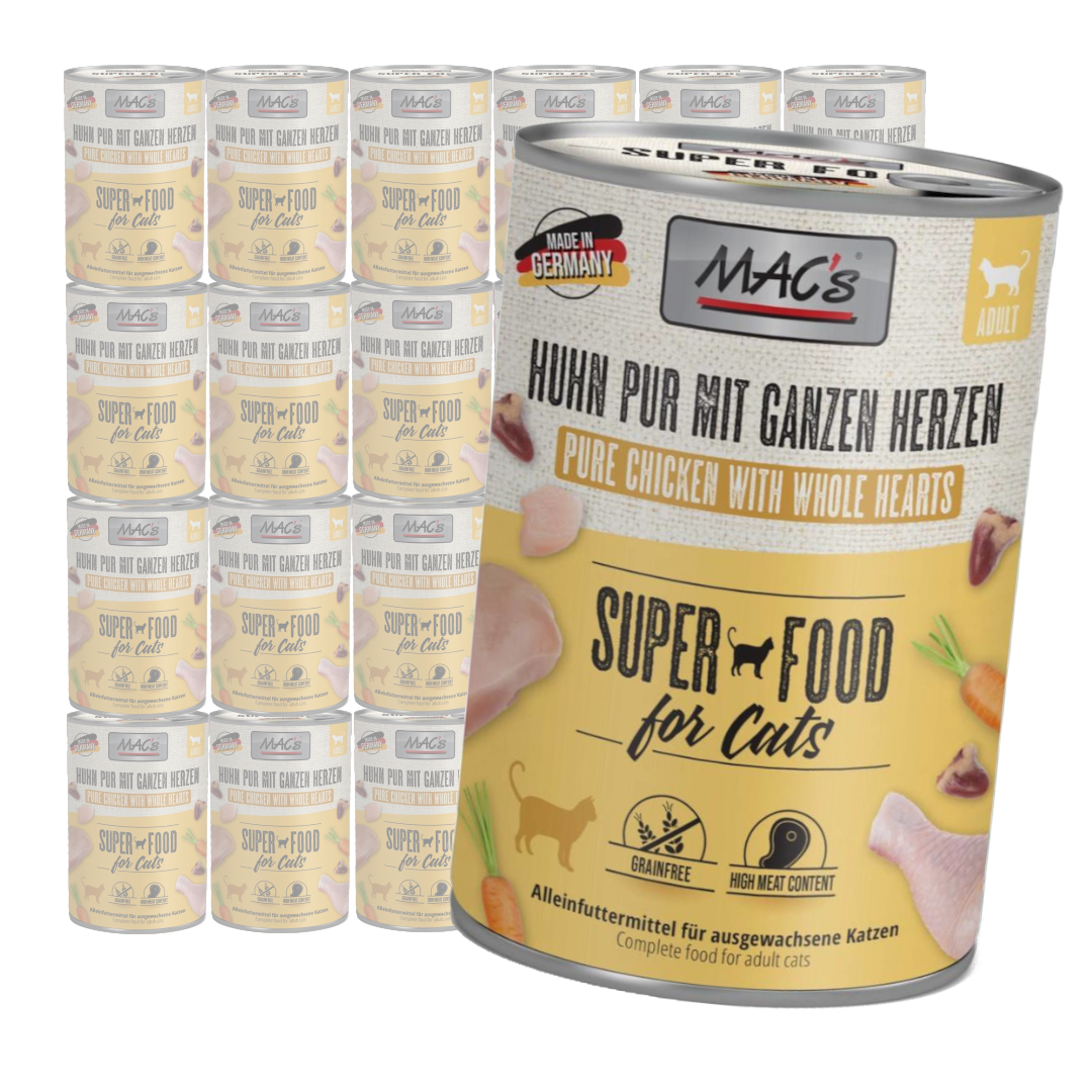 MAC's Cat Mokra Karma Dla Kota Kurczak Serca Drobiowe 400g