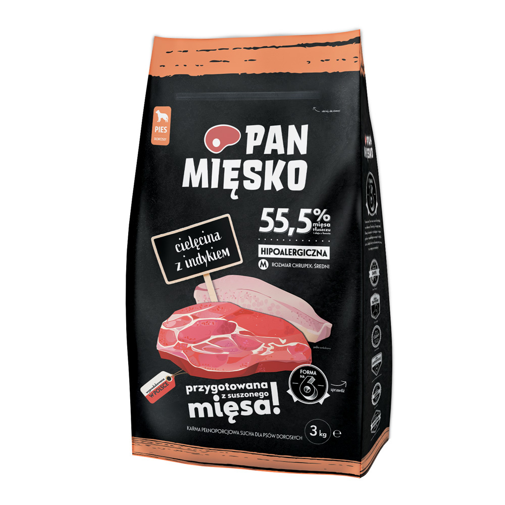 Pan Mięsko Sucha Karma Dla Psa