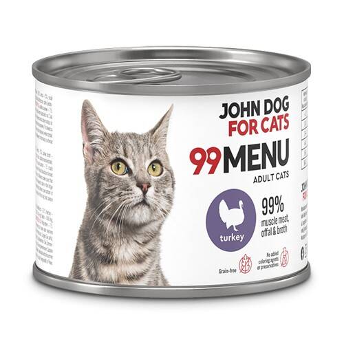 John Dog for Cats 99 Menu Mokra Karma Dla Kota