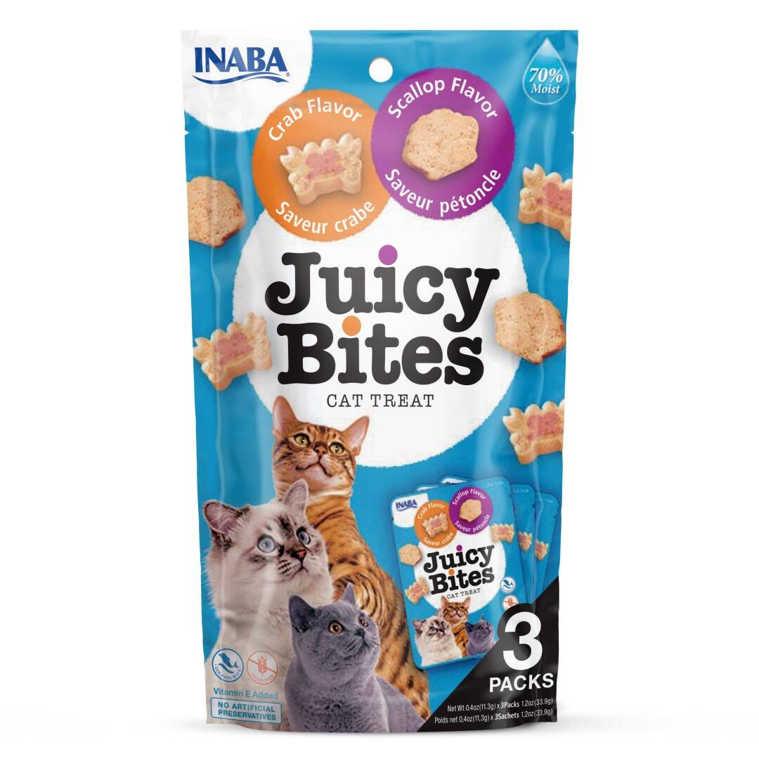 Inaba Juicy Bites 5x33,9g Wilgotny Przysmak Dla Kota Ciasteczka Mix Smaków
