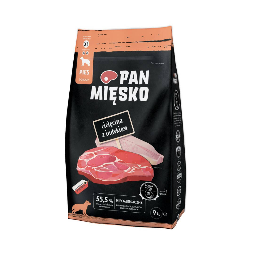 Pan Mięsko Sucha Karma Dla Psa