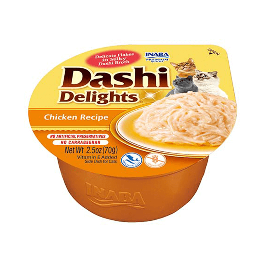 Inaba Cat Dashi Delights 70g Uzupełniająca Karma Dla Kota Bulion z Kurczakiem