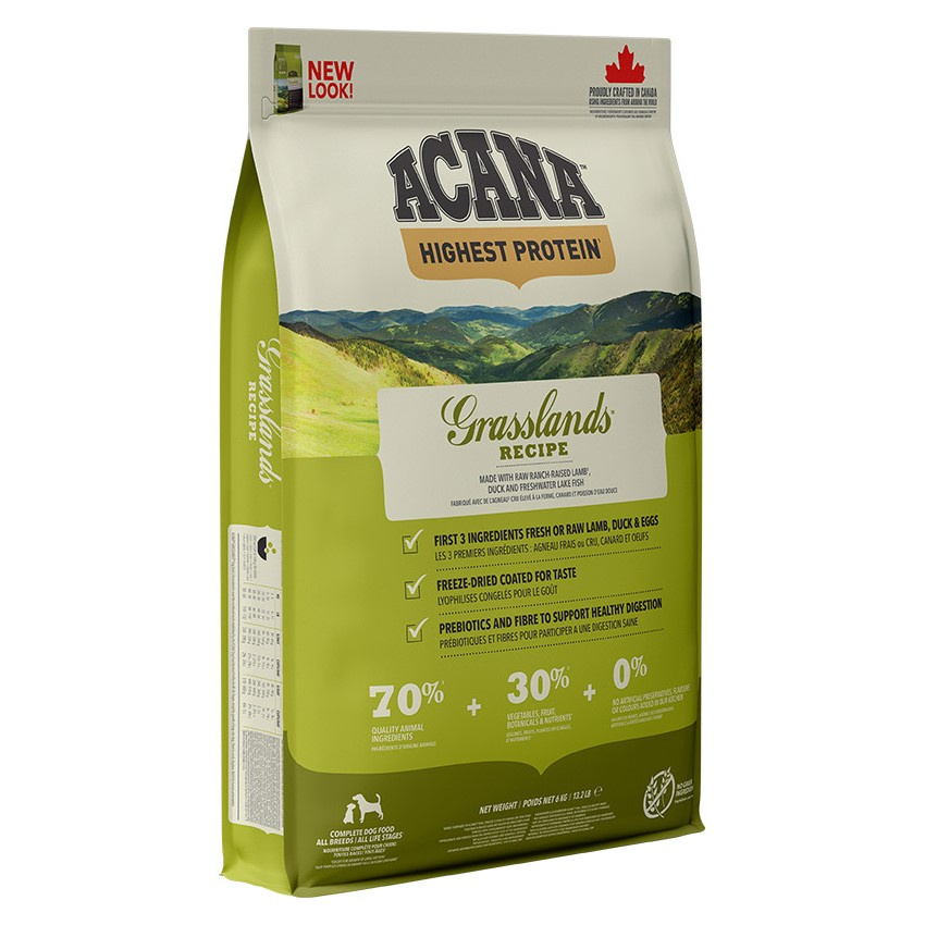 Acana Highest Protein Grasslands Dog Sucha Karma Dla Psa