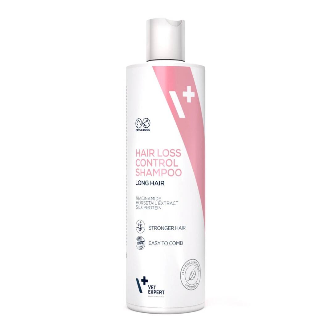 Vet Expert Hair Loss Control Shampoo Long Hair 250ml Szampon Dla Psa Ograniczający Linienie Dla Ras Długowłosych