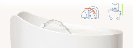 Catit PIXI Fontanna Poidełko Dla Kota Białe