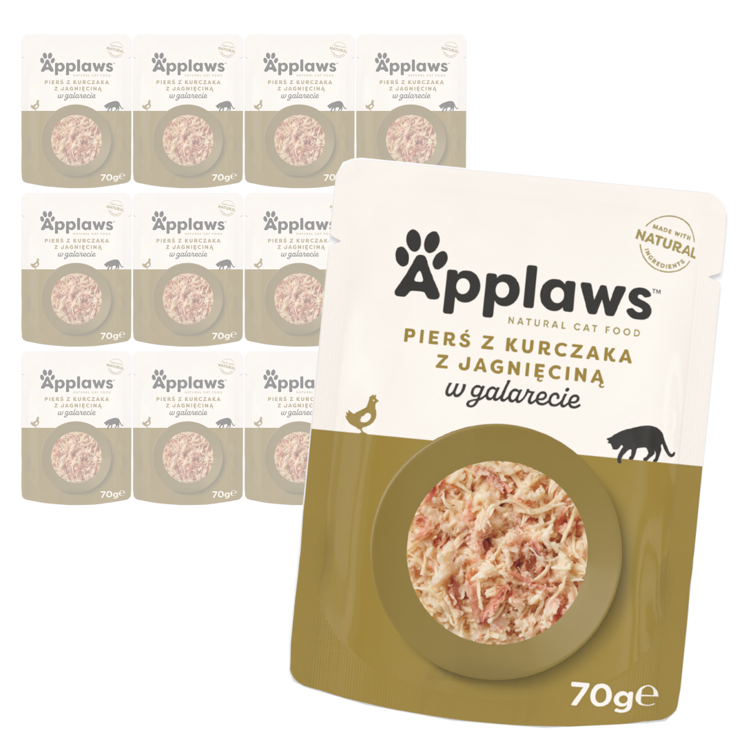 Applaws Cat Mokra Karma Dla Kota pierś z kurczaka i jagnięcina w galaretce
