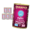 Champer Puppy Monobiałkowa 6x400g Mokra Karma Dla Szczeniąt Z Łososiem Wsparcie Rozwoju