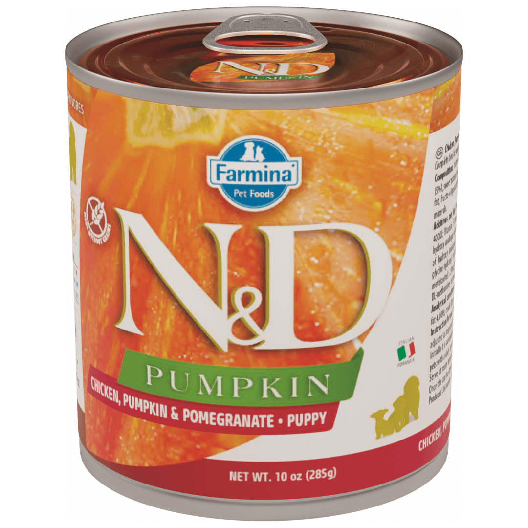 Farmina N&D Dog Chicken Pumpkin Pomegranate Puppy Mokra Karma Dla Szczeniąt Kurczak Dynia i Granat