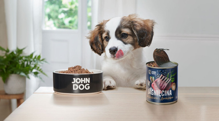 John Dog Berry Line Mix Smaków Dzik I Cielęcina Wołowina I Królik Jagnięcina I Śledź 6x800g Mokra Karma Dla Szczeniąt