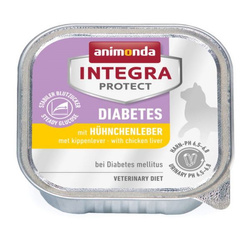 Animonda Integra Protect Diabetes 100g Mokra Karma z Wątróbką z Kurczaka Dla Kota z Cukrzycą