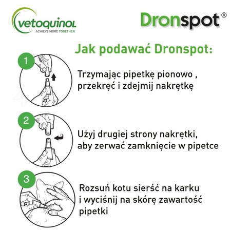Dronspot Krople Odrobaczające Dla Dużych Kotów O Wadze 5kg-8kg Na Robaki I Pasożyty 2 Pipety