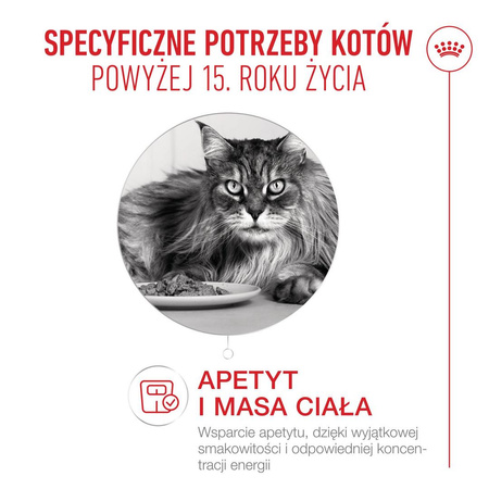 Royal Canin Ageing 15+ Karma Sucha 4kg Dla Kotów Dojrzałych Powyżej 15 Roku Życia