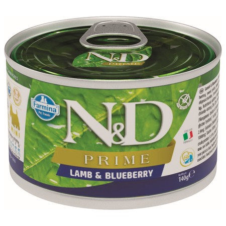 Farmina N&D Dog Prime Lamb Blueberry 6x140g Mokra Karma Dla Psa Jagnięcina I Borówka