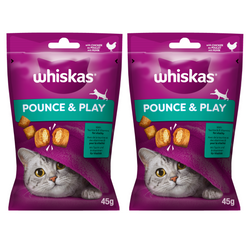 Whiskas Energia I Witalność Przysmak Dla Kota Ciastka Z Kurczakiem 2x45g