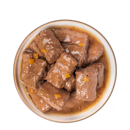 PetRepublic Wołowina z Warzywami w Sosie 1250g Mokra Karma Dla Dorosłych Psów Średnich i Dużych Ras