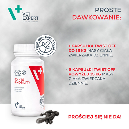 Suplementy dla psa i kota VetExpert Joints & Mobility STAWY I MOBILNOŚĆ 30 kapsułek
