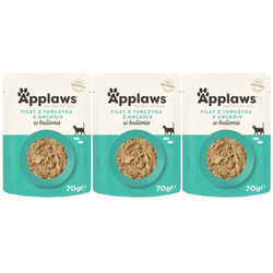 Applaws Cat Mokra Karma Dla Kota 3x70g Tuńczyk Z Anchois W Bulionie