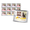 Raw Paleo Adult Duoprotein Mix Smaków 12x200g Mokra Karma Dla Psa