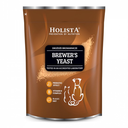 Holista Brewer’s Yeast Drożdże Browarnicze 800g Naturalne Wsparcie Skóry Sierści i Trawienia Psów i Kotów