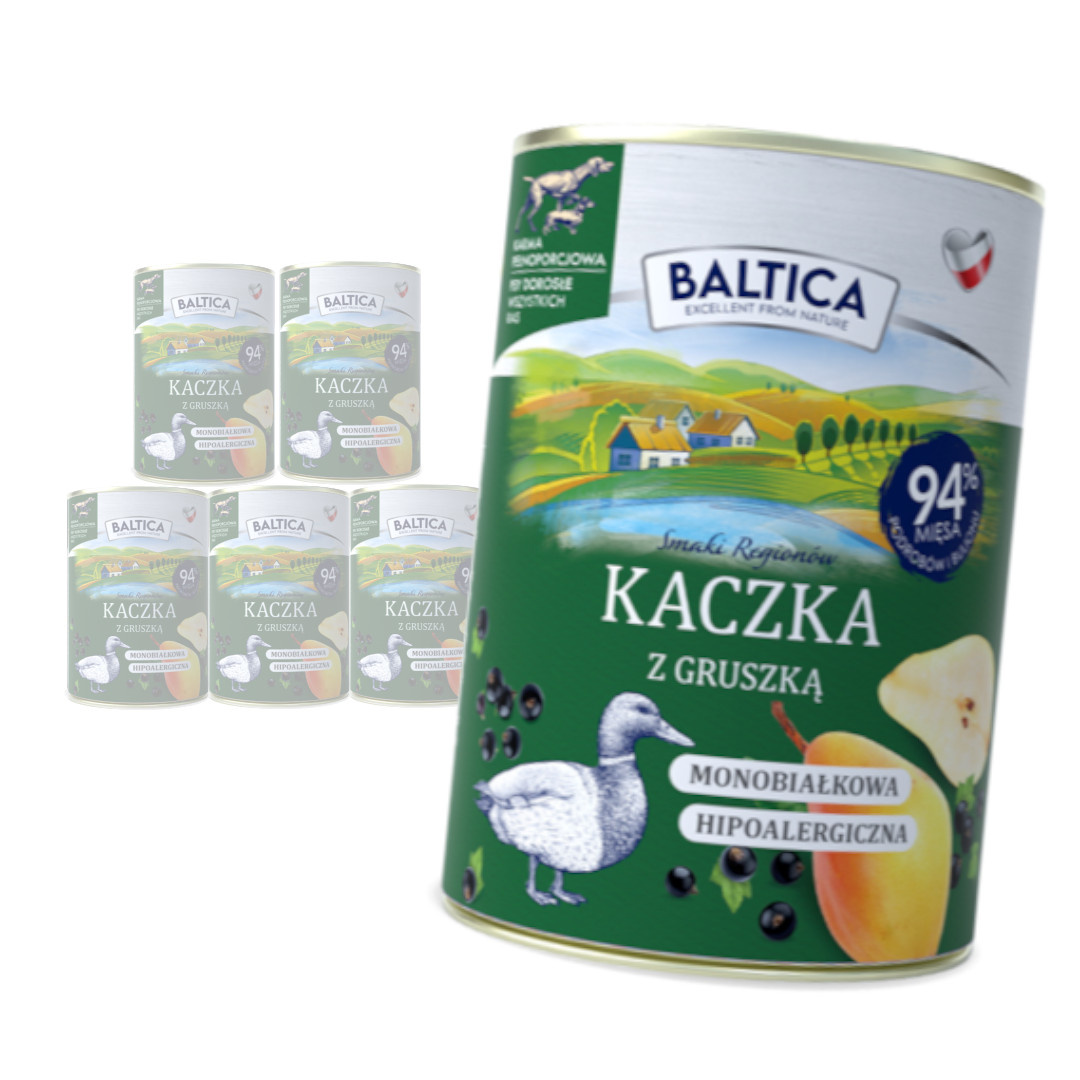 Baltica Monoprotein Kaczka Prebiotyki Mokra Karma Dla Psa
