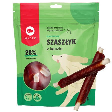 Maced Przysmaki Dla Psa Pałeczki Wołowe Z Kaczką 500g + Miękkie Mięsne Krążki Z Jagnięciną 500g