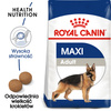 Royal Canin Maxi Adult Karma Sucha Dla Psów Dorosłych Ras Dużych 15kg + 3kg GRATIS