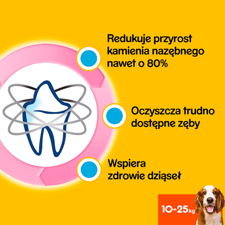 PEDIGREE DentaStix 2x180g - Przysmak Dentystyczny Dla Psów Średnich Ras, CO DRUGI 50% TANIEJ