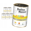 Dolina Noteci Premium Junior 6x400g Mokra Karma Dla Szczeniąt Średnich i Dużych Ras Bogata W Żołądki z Kurczaka