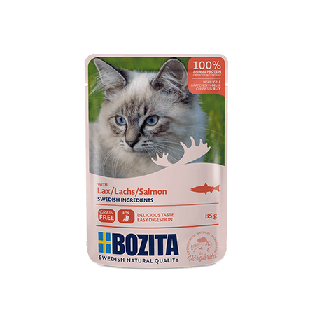 Bozita Kawałki w galaretce  z łososiem 85g