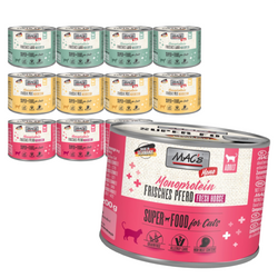 MAC's 12x200g Monoproteinowa Mokra Karma Dla Kota Konina Jagnięcina Indyk