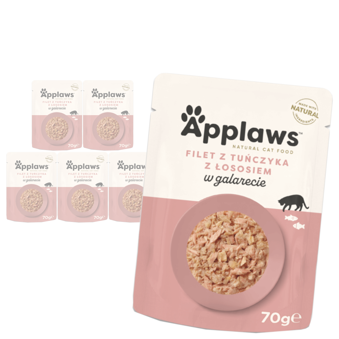 Applaws Cat Mokra Karma Dla Kota 70g Filet z Tuńczyka z Łososiem w Galaretce