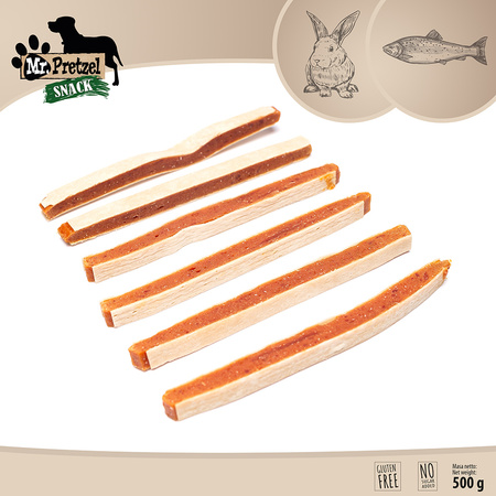 Mr. Pretzel Przysmak Dla Psa Kanapki Z Królikiem 500g