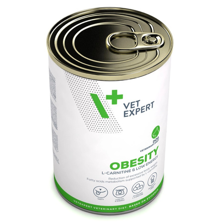 Vet Expert Obesity Mokra Karma Weterynaryjna Dla Psa Kurczak Z Jagnięciną 6x400g Redukcja Masy Ciała