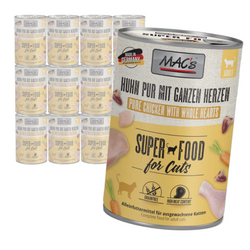 MAC's Cat 12x400g Mokra Karma Dla Kota Kurczak Serca Drobiowe