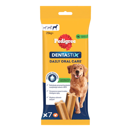 Pedigree Zestaw Przysmaków Dentastix Large 7 szt + Ciasteczka 200g + Ranchos Jerkies 70g Z Wołowiną