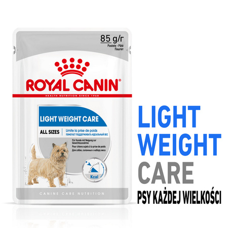 Royal Canin Light Weight Care 48x85g Karma Mokra Pasztet Dla Psów z Tendencją Do Nadwagi