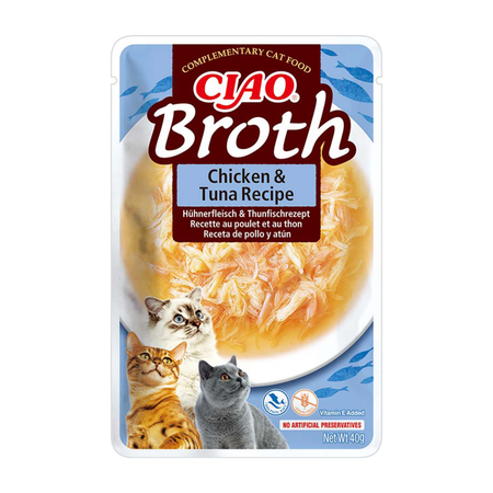 Inaba Cat Ciao Broth 48x40g Uzupełniająca Karma Dla Kota Bulion Mix Smaków