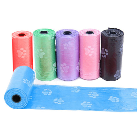 Worki Na Psie Odchody 15 Sztuk W Rolce Purpurowe