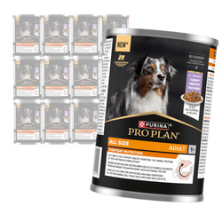 Purina Pro Plan Everyday Nutrition All Size Adult 12x400g Mokra Karma Dla Psa Bogata w Indyka w Galaretce