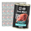 John Dog Karma Mokra Dla Psa Pure Black Indyk Dla Szczeniąt Puszka 24x400g