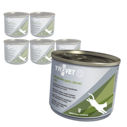 Trovet Hypoallergenic HRD 6x200g Lekkostrawna Mokra Karma Dietetyczna z Koniną Dla Kotów z Nadwrażliwością Pokarmową