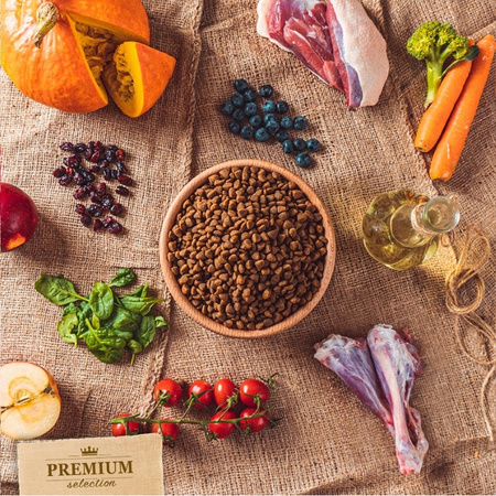 Pokusa Premium Selection Jagnięcina z Kaczką 12kg Bezzbożowa Sucha Karma Dla Szczeniąt