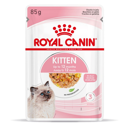Royal Canin FHN Kitten Instinctive 12x85g Karma Mokra W Galaretce Dla Kociąt Do 12 Miesiąca Życia