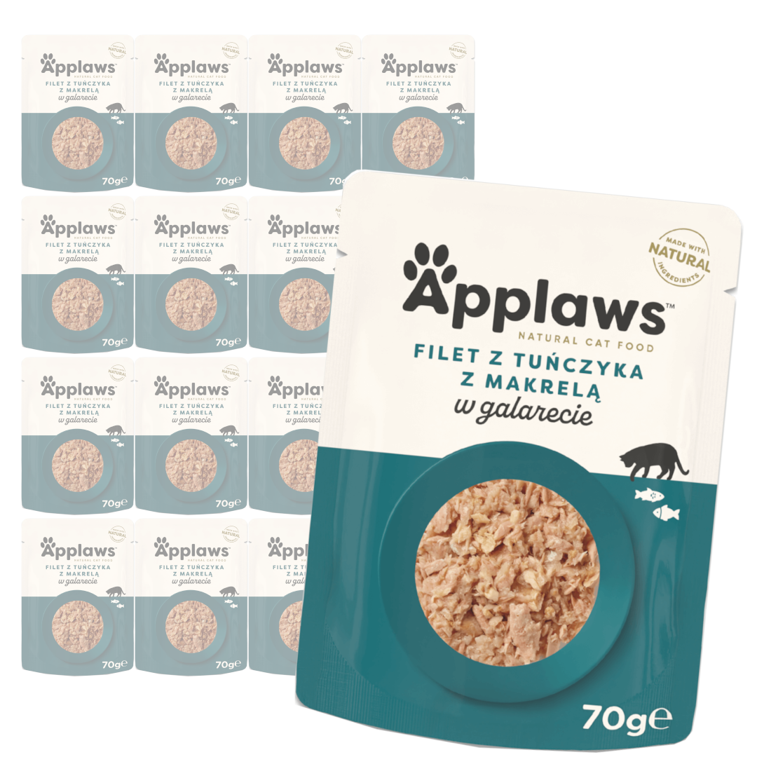 Applaws Cat Mokra Karma Dla Kota 70g Filet z Tuńczyka z Makrelą w Galaretce